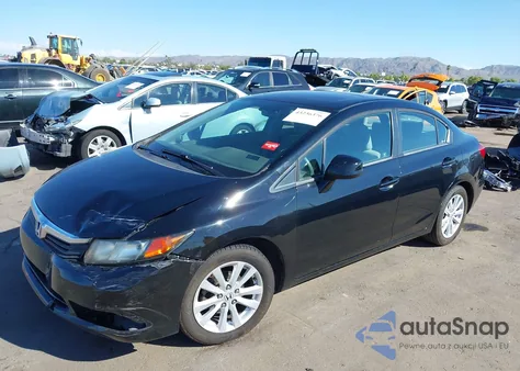 2012 Honda Civic Ex из США, поврежденный, VIN 19XFB2F89CE066748